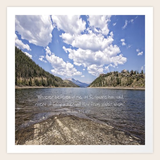 Colorado Mountains Art Print