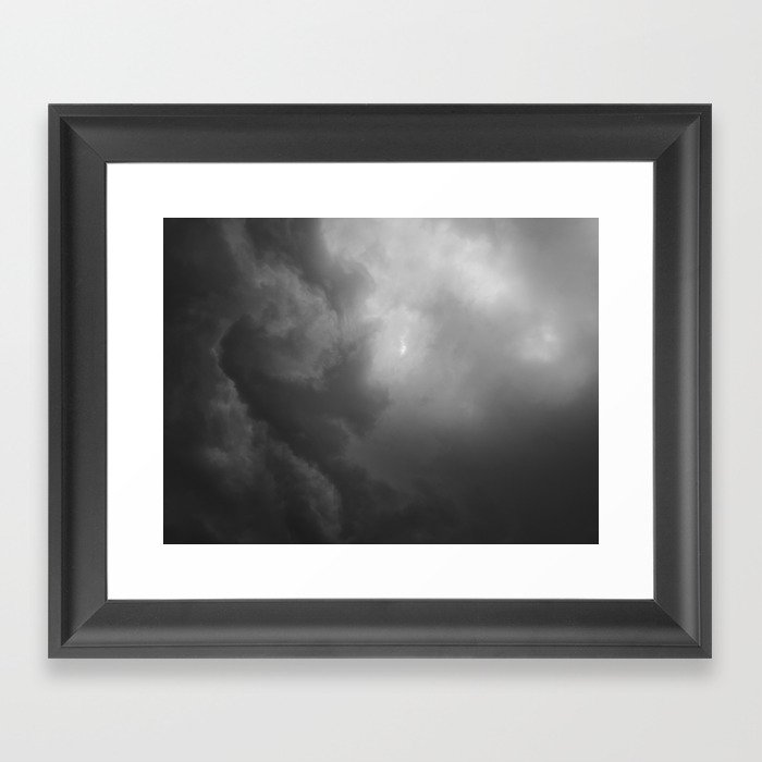 Rolling Storm Clouds Framed Art Print