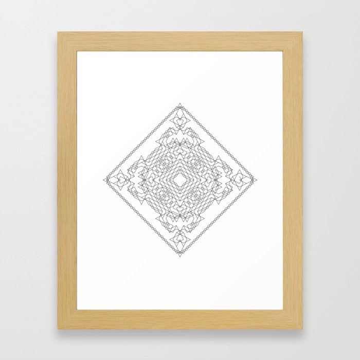Geometric #1 Framed Art Print