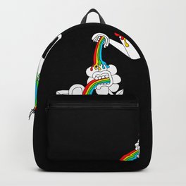 Rainbow Puke Backpack