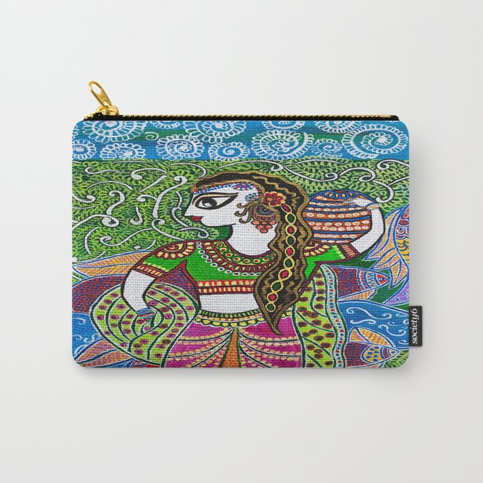 The Indian Fisher Woman Carry-All Pouch