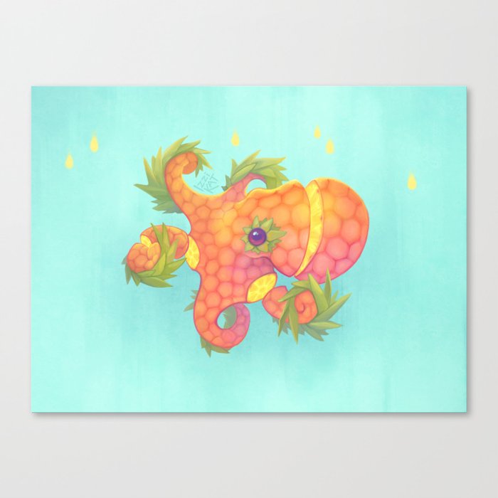 Sweeture: Octopineapple Canvas Print