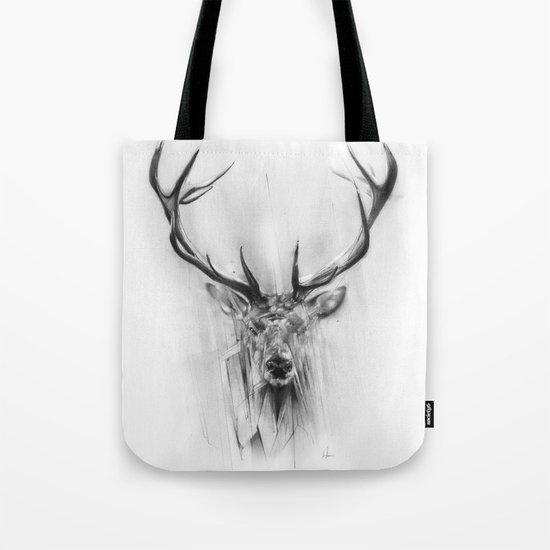 Red Deer Tote Bag