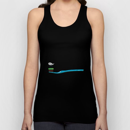 toothbrush clouds Unisex Tank Top