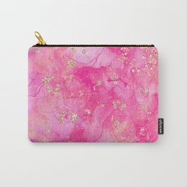 Pink & Rose Gold Fantasy Carry-All Pouch