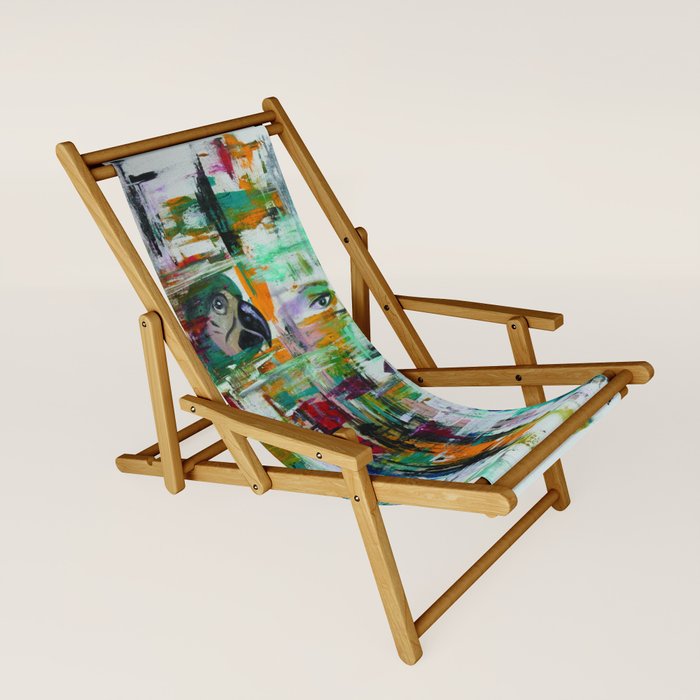 Society6 cheap sling chair