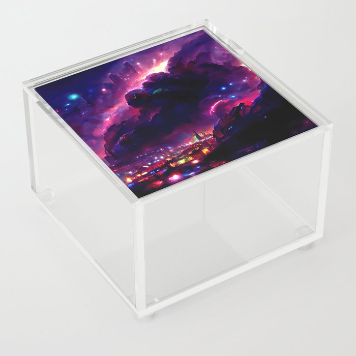 Nebula City Acrylic Box