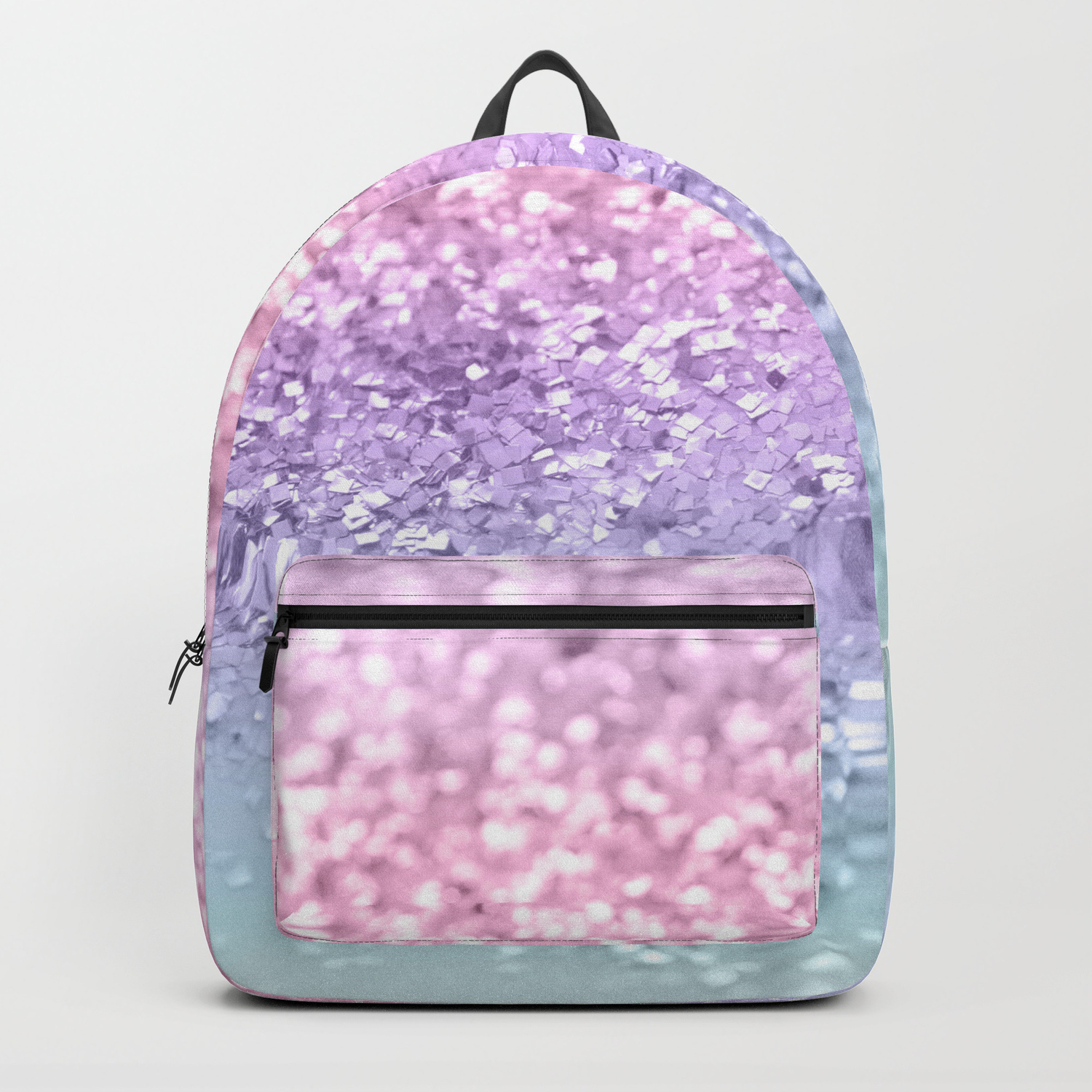 Unicorn Girls Glitter 1 Shiny Pastel Decor Art Society6