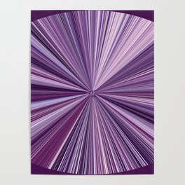 lilac stripes Poster