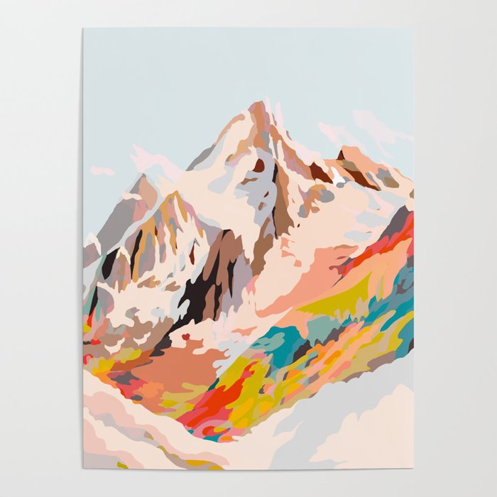 glass mountains Poster