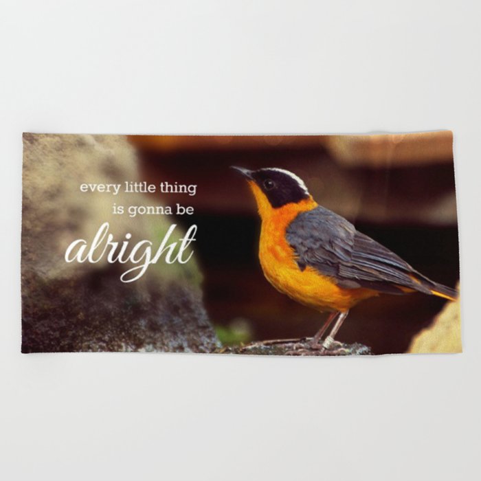 Every little thing Beach Towel