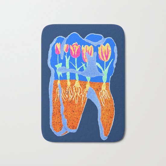 Tooth Terrarium 2 Bath Mat
