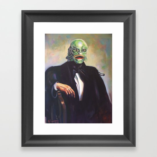 Portrait of Monsieur Gills Framed Art Print