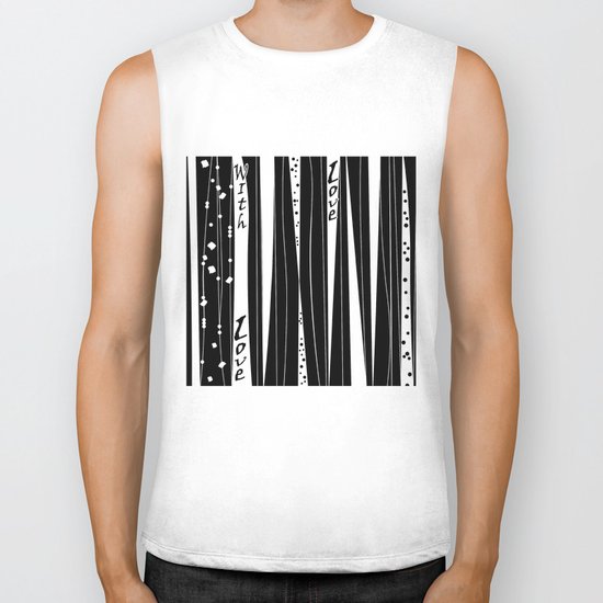 With love . Biker Tank