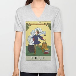 The SLP Tarot Card V Neck T Shirt