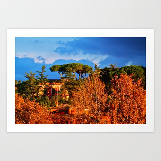 Rome: Tiber River Art Print