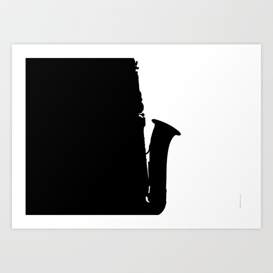 Saxophone Art Print