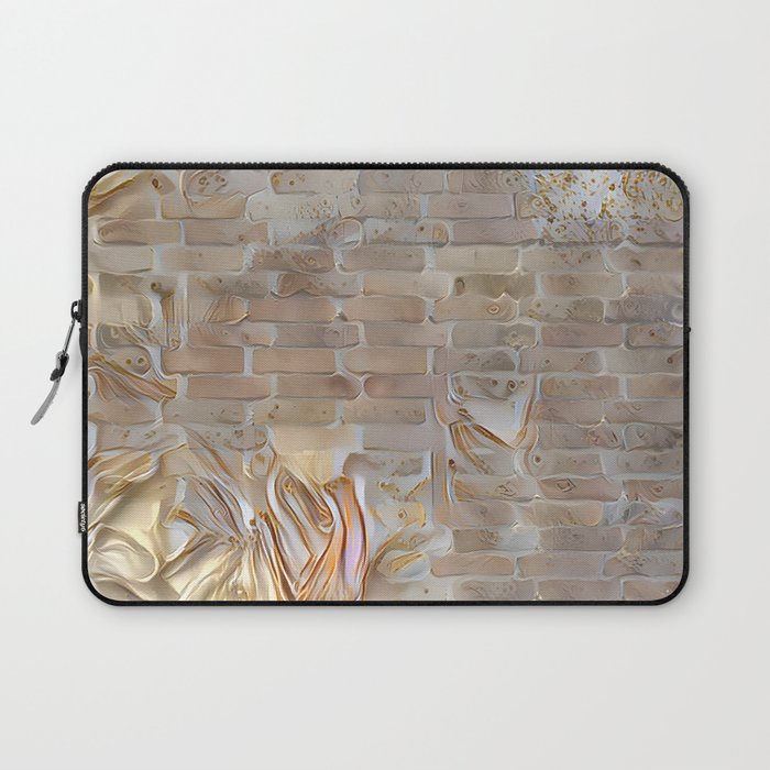 Wall Silver Gold Silk Collection Laptop Sleeve