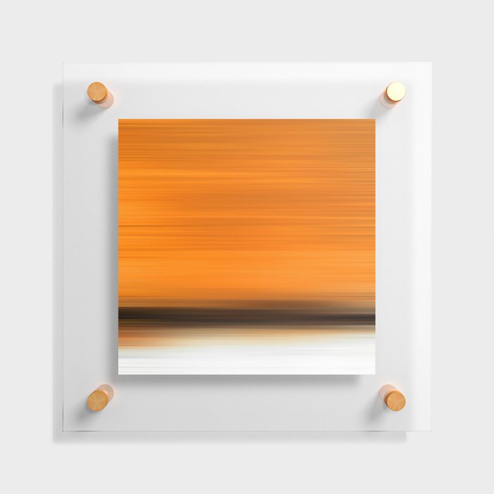Orange Rising - Colorful Color Block Art Floating Acrylic Print