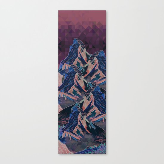 The Great, Great Night Mountain No. 8 Canvas Print