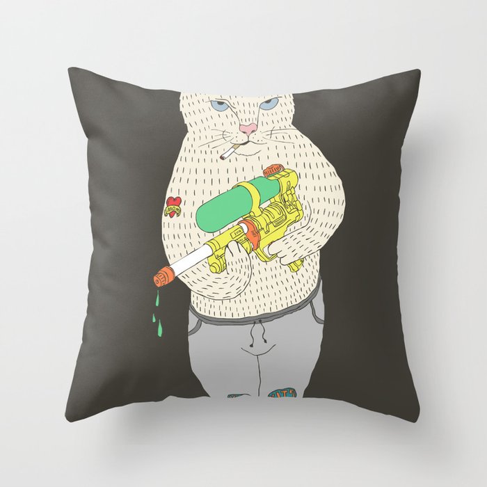 Colonel Surge Throw Pillow