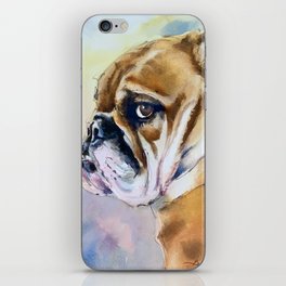 Bulldog Love iPhone Skin
