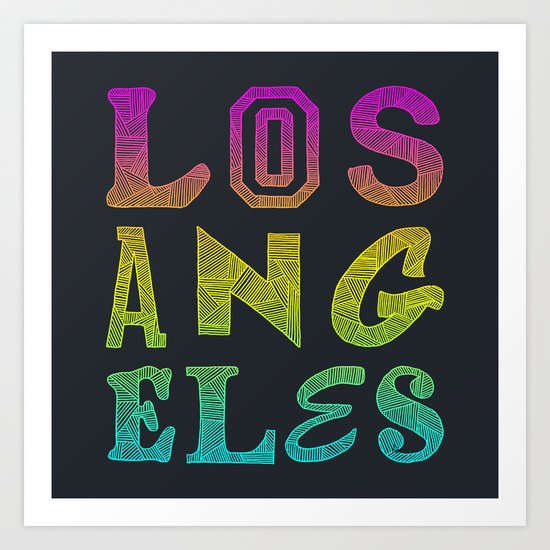 Los Angeles Art Print