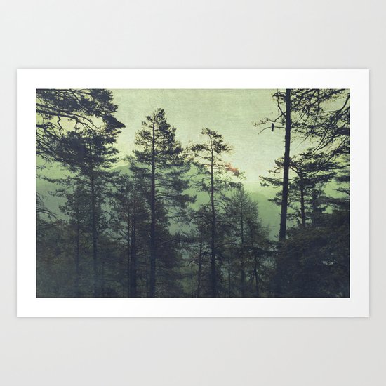 the wind was the only sound Art Print