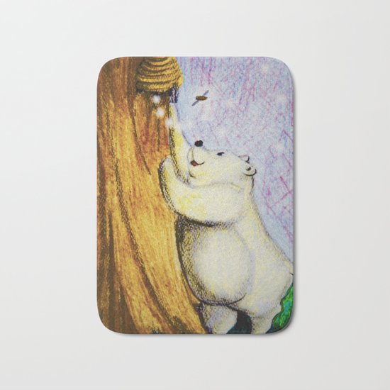 Honey Bear Bath Mat