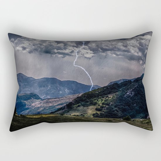 Lighting Is Alone Rectangular Pillow