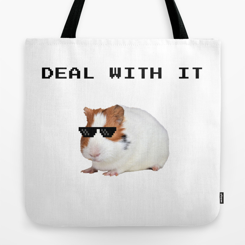 Funny Guinea Pig Meme Tote Bag By Desteesigners Society6