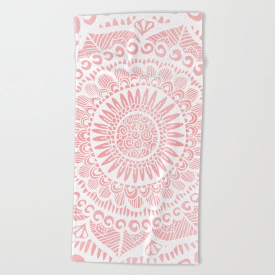 Blush Lace Beach Towel