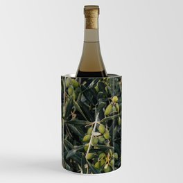 Olive Tree Close-Up | Greek Scenery and Vibe | Green & Minimal Travel Photograph In Greece, South Europe Wine Chiller
