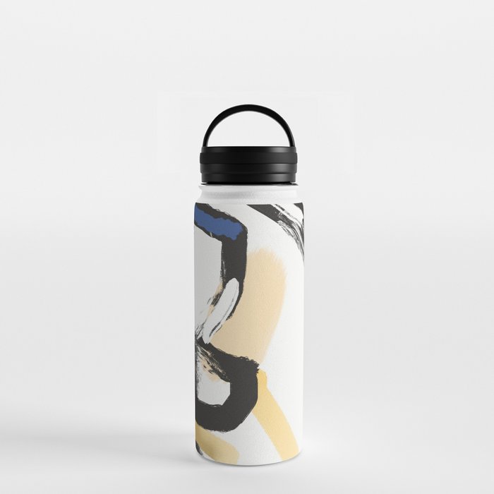 Painterly abstract expressionism Water Bottle
