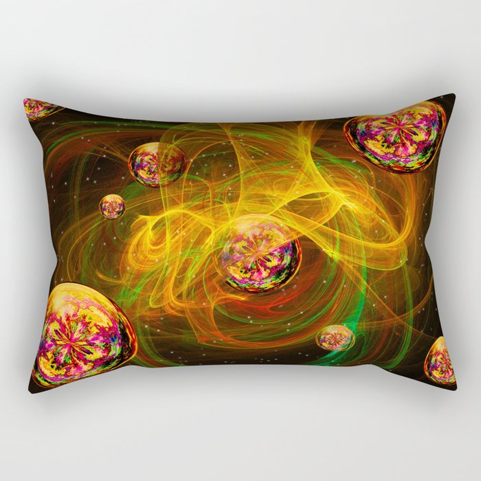 Chaos creating Universe Abstract Fantasy Rectangular Pillow