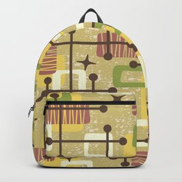 Mid Century Modern Abstract Pattern 834 Backpack
