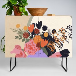 Flowers in the mirror #2 Credenza
