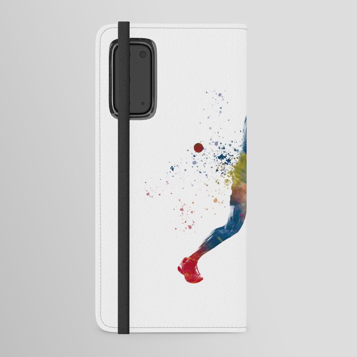 Paddle tennis player Android Wallet Case