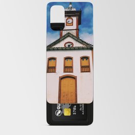 Brazil Photography - Old Catholic Church Under The Blue Sky Android Card Case