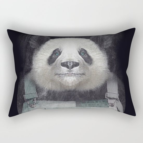 Billy Bob Panda Rectangular Pillow