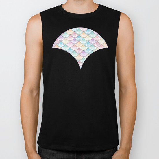 Pastel Wagon Wheels Biker Tank