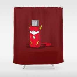 The Flash Shower Curtain