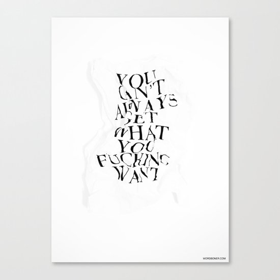 YCAGWYFW Canvas Print