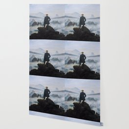 Caspar David Friedrich "Wanderer above the sea of fog Wallpaper