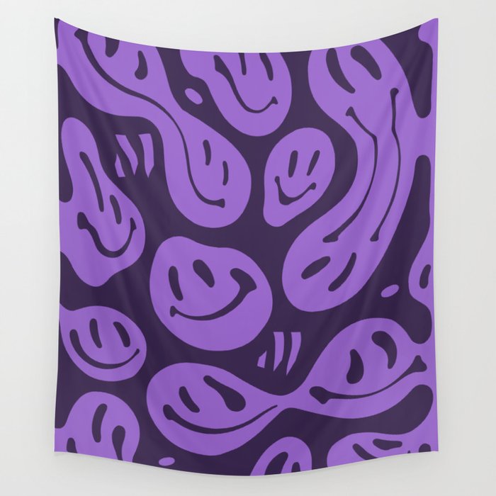 Amethyst Melted Happiness Wall Tapestry