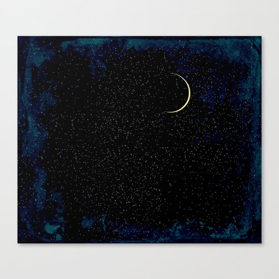 Crescent Moon Canvas Print