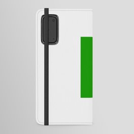 letter R (Green & White) Android Wallet Case