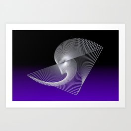 spiral art -05- Art Print