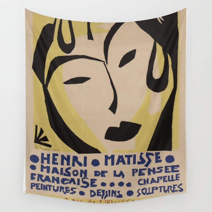 Maison de la Pensée Française by Henri Matisse Wall Tapestry