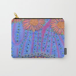Spiky Saguaro Blooms and Spiny Basket - Desert Energy Carry-All Pouch